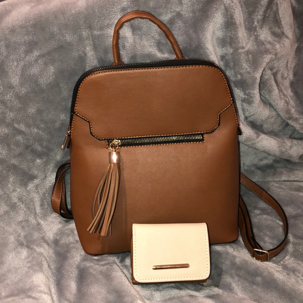 ARDENE Backpack with Matching Wallet